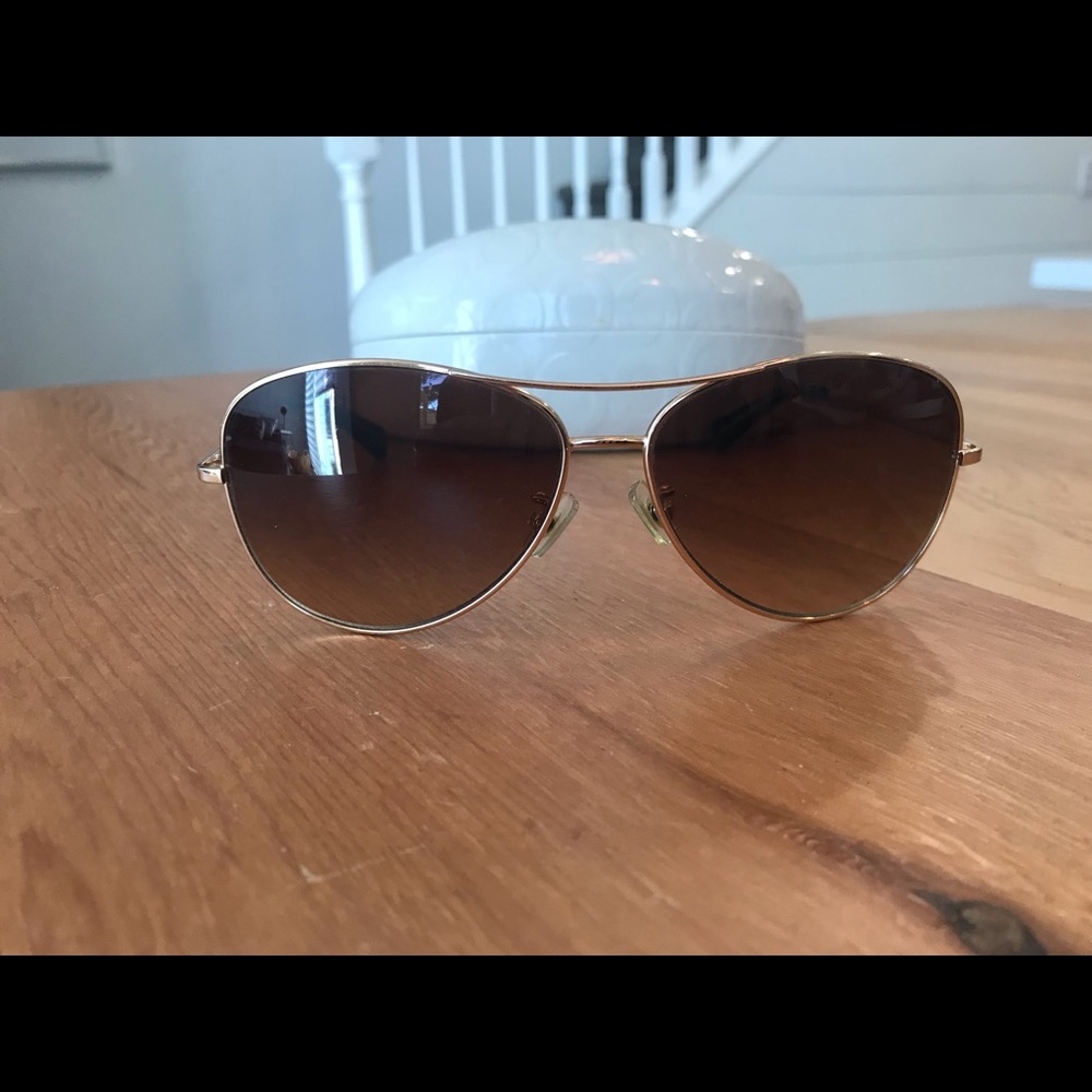 Coach aviator sunglasses